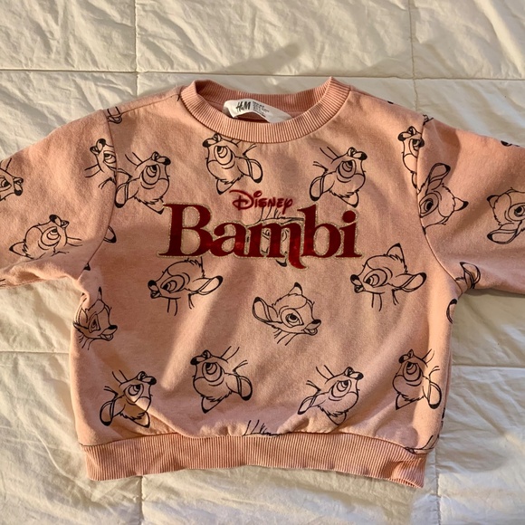 H&M Disney Bambi Sweatshirt 2T - Picture 9 of 15